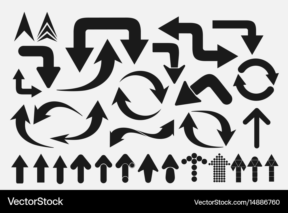 Arrow Pointers Collection vector image
