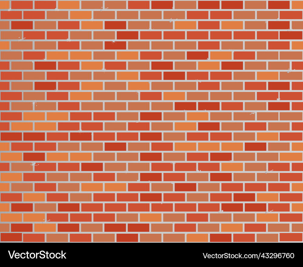 Red Brick Wall Texture Royalty Free Vector Image