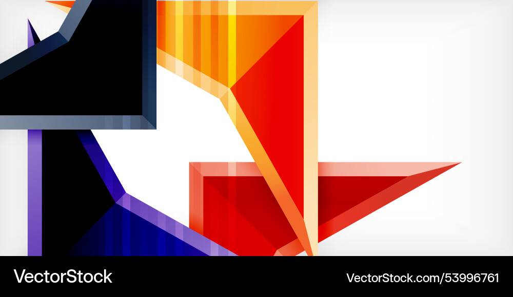 Abstract background color triangles and arrows Abstract background color triangles and arrows Vector Image