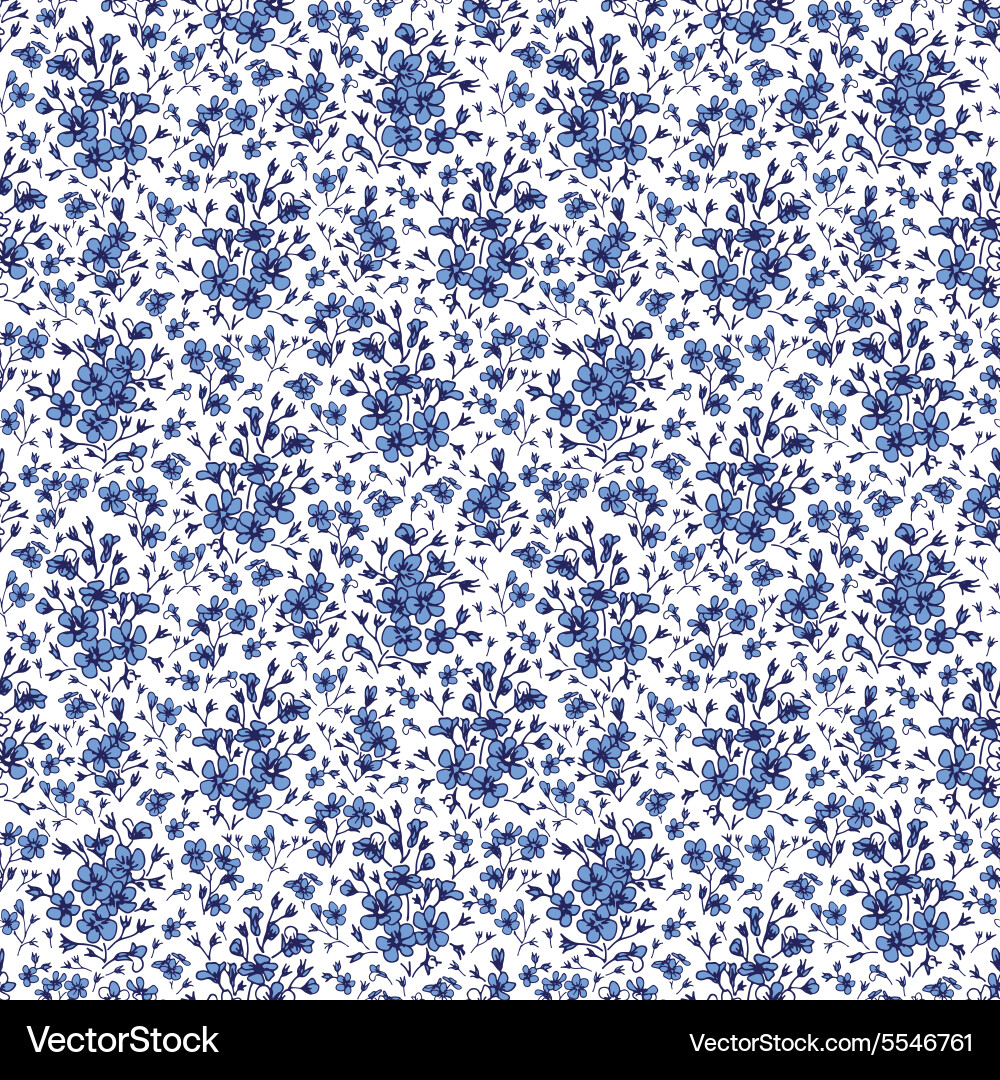 Delicate Floral Pattern vector image