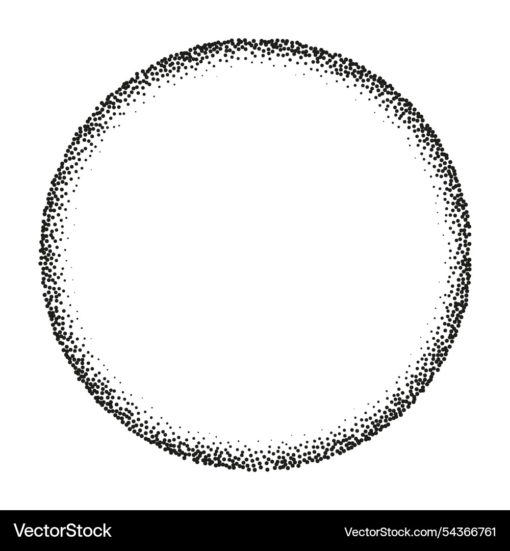 Gradient dot with grain and noise textured sphere Gradient dot with grain and noise textured sphere vector image