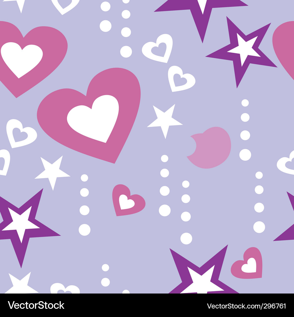 Valentines seamless pattern Vector Image