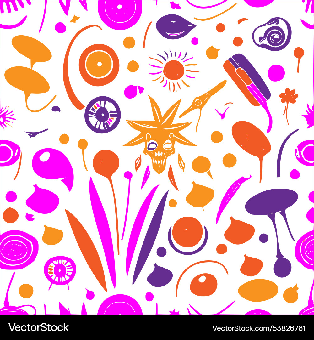 Zombie abstract pattern seamless Zombie abstract pattern seamless Vector Image