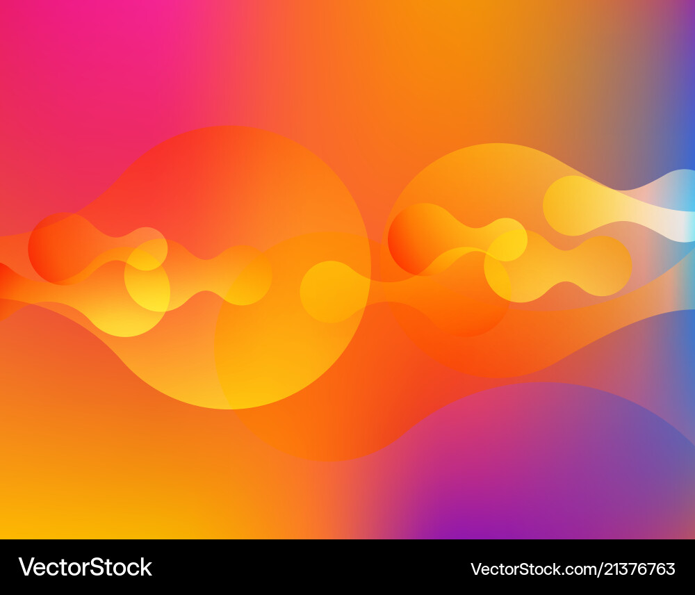 Fluid Color Gradient Abstract Background vector image
