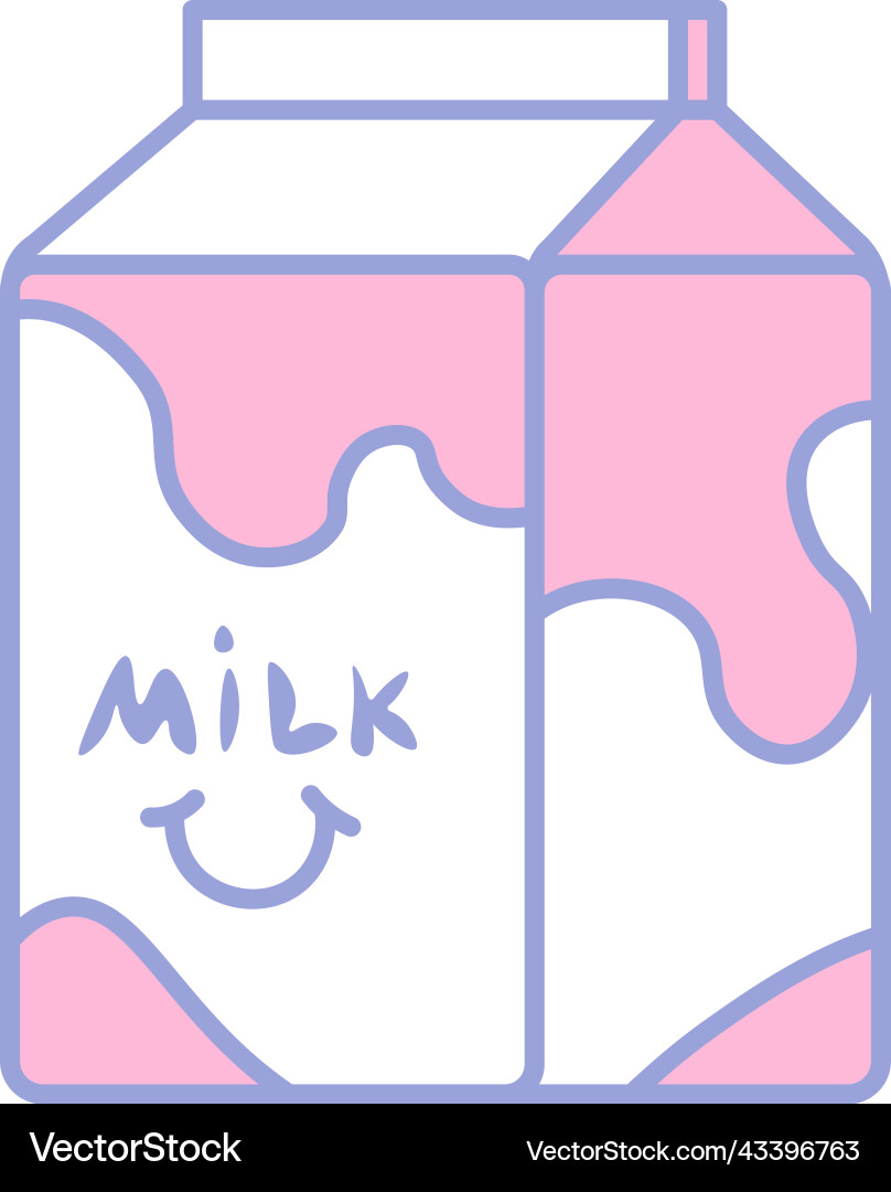 Package of milk dairy products for babies feeding Package of milk dairy products for babies feeding vector image
