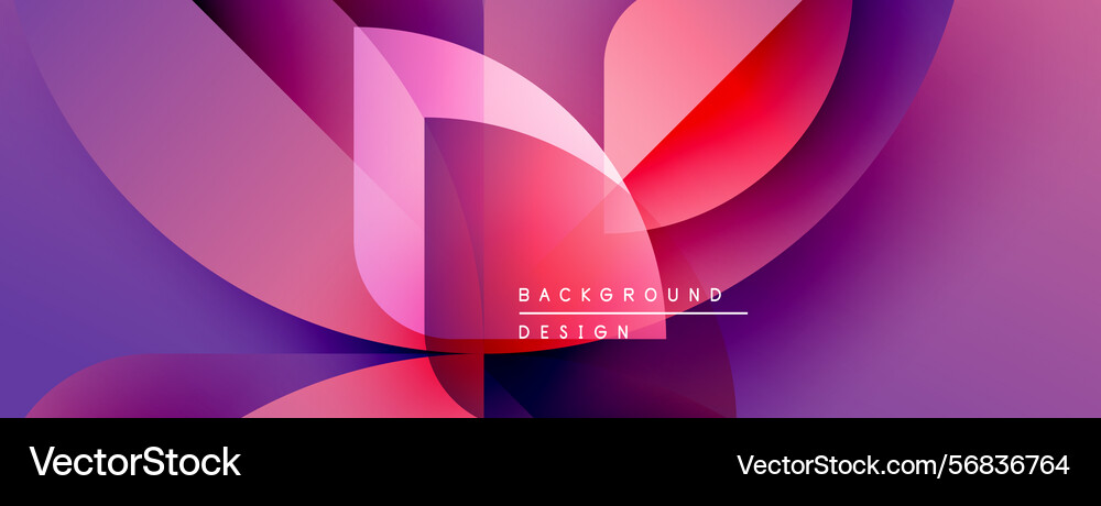 Abstract design features overlapping shapes Abstract design features overlapping shapes Vector Image