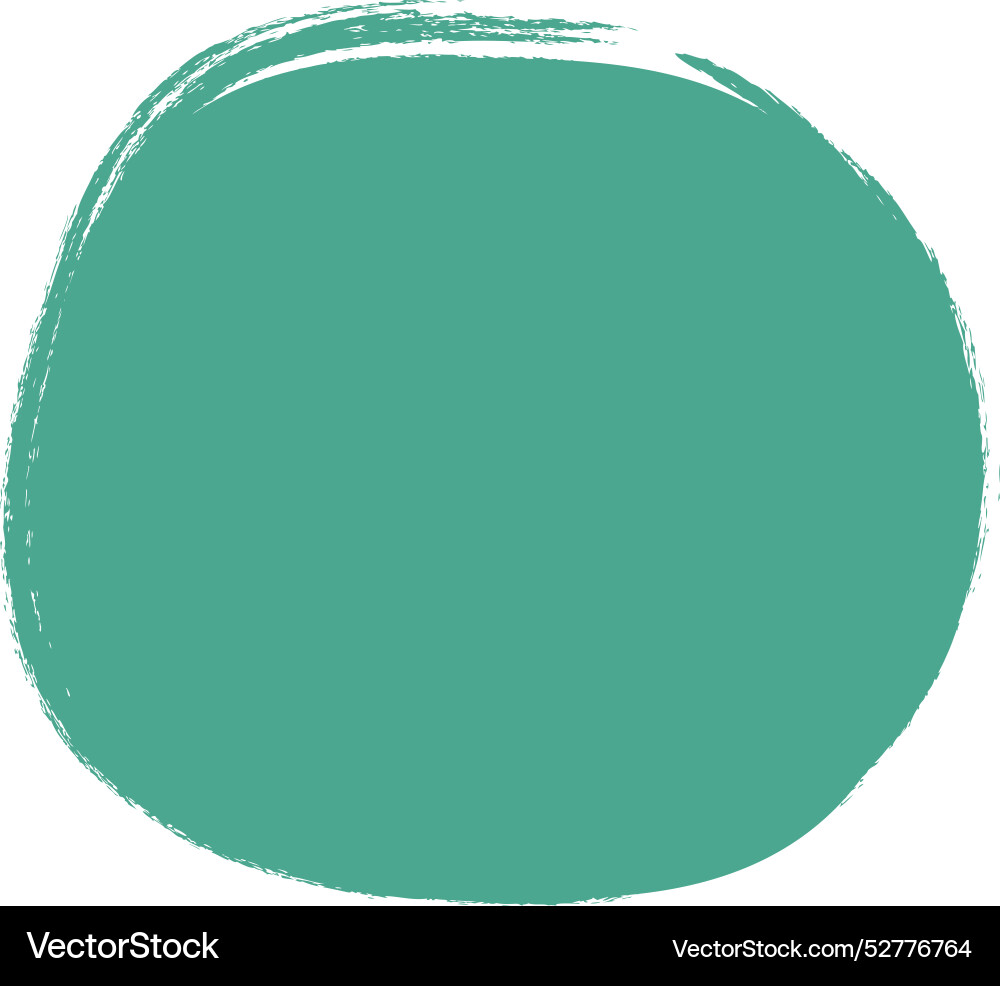 Brush effect abstract circle shape Royalty Free Vector Image
