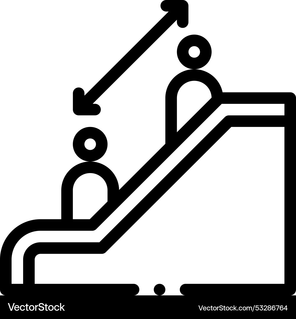 Eskimo icon thin linear style design isolated Eskimo icon thin linear style design isolated vector image