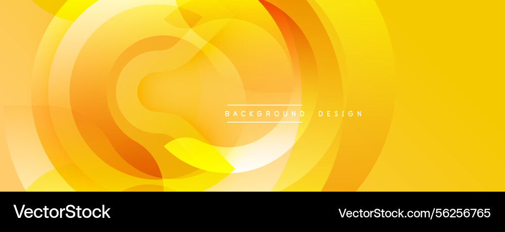 Abstract yellow background overlapping circular Abstract yellow background overlapping circular vector image
