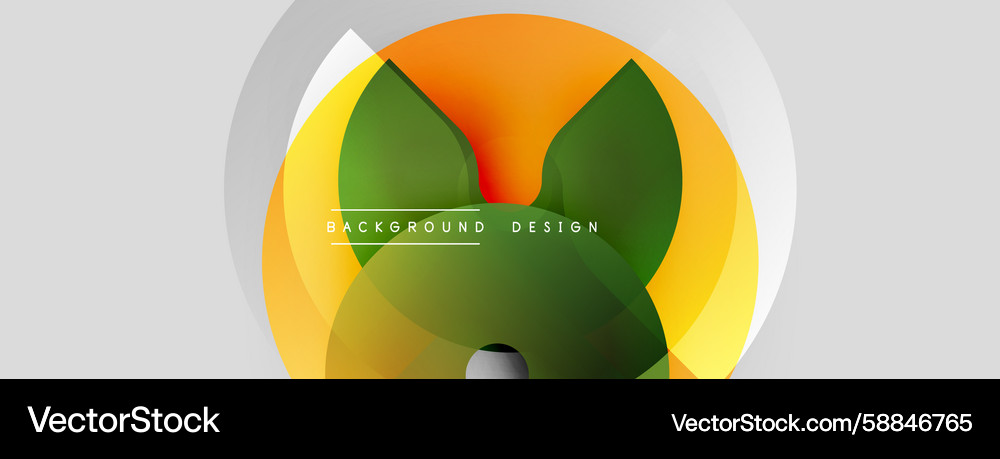 Dynamic Abstract Shapes Vector Image