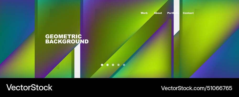 Geometric background with colorful lines in shades Vector Image