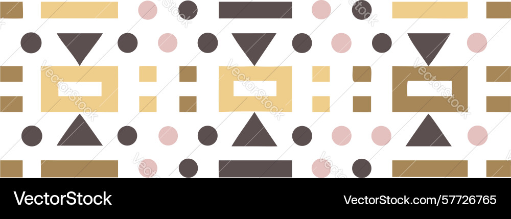 Modern abstract geometric pattern with triangles Vector Image
