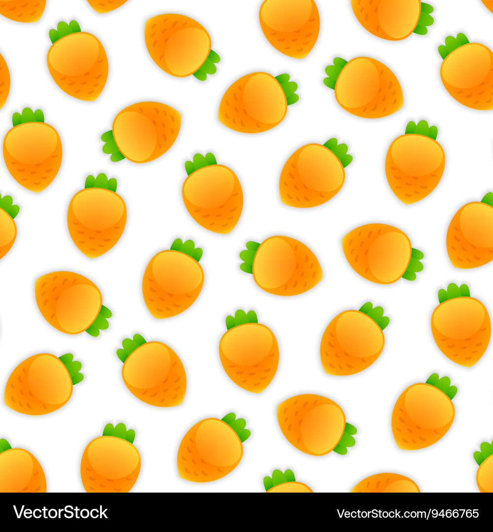 Seamless pattern with carrots vector image