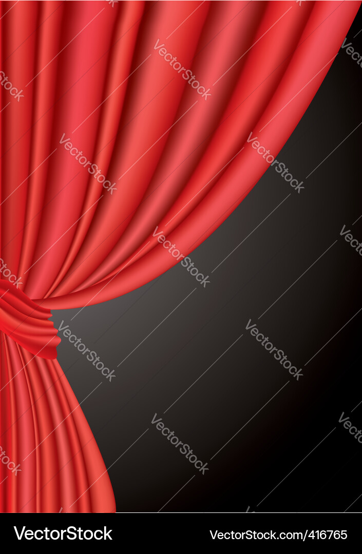 Tree curtain Royalty Free Vector Image - VectorStock