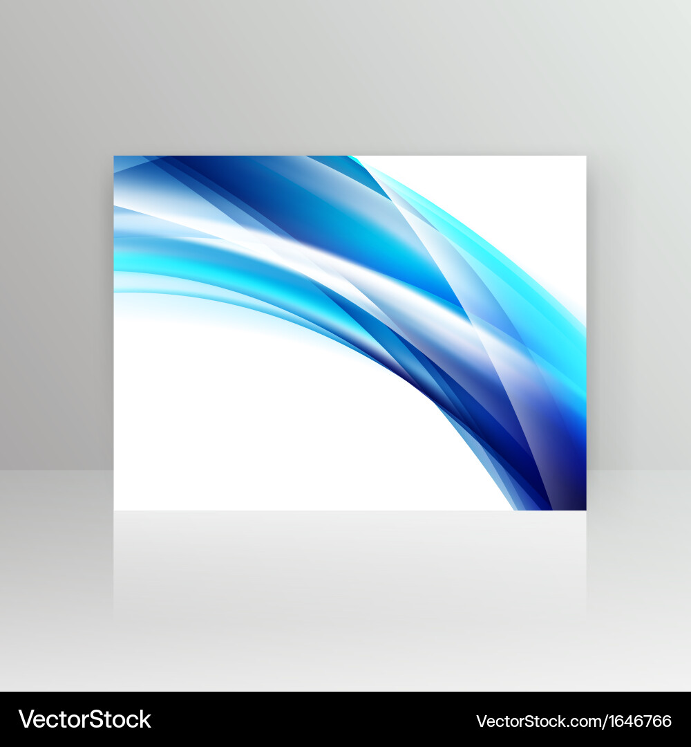 Abstract background with wave Vector Image