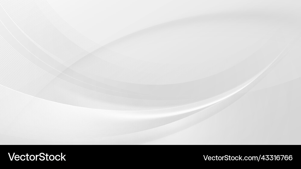 Abstract white background with smooth curve lines Abstract white background with smooth curve lines vector image