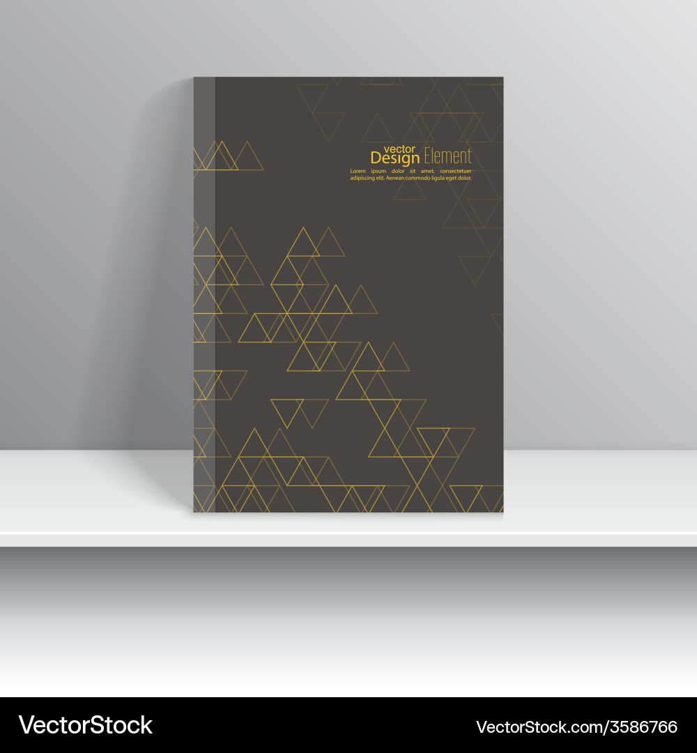 Magazine cover Vector Image