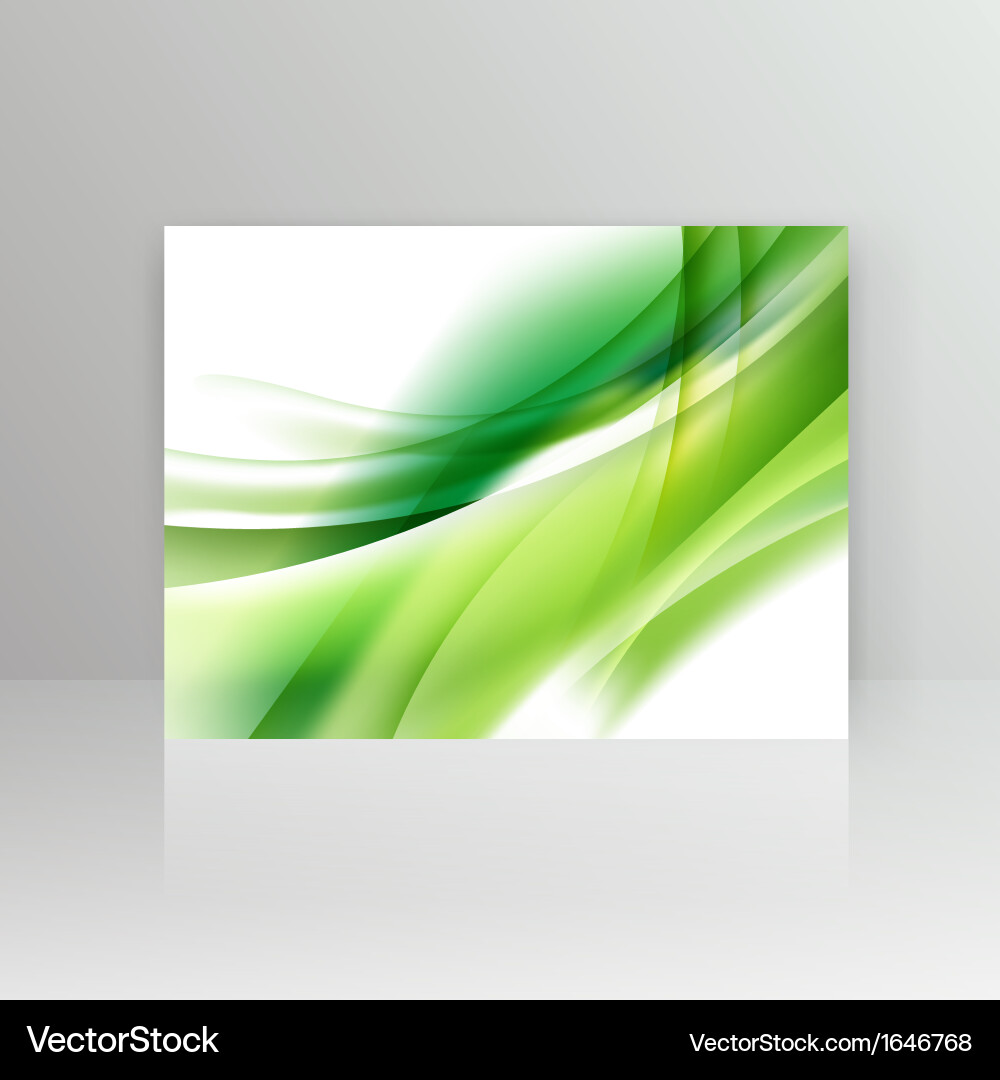 Abstract background with wave Vector Image