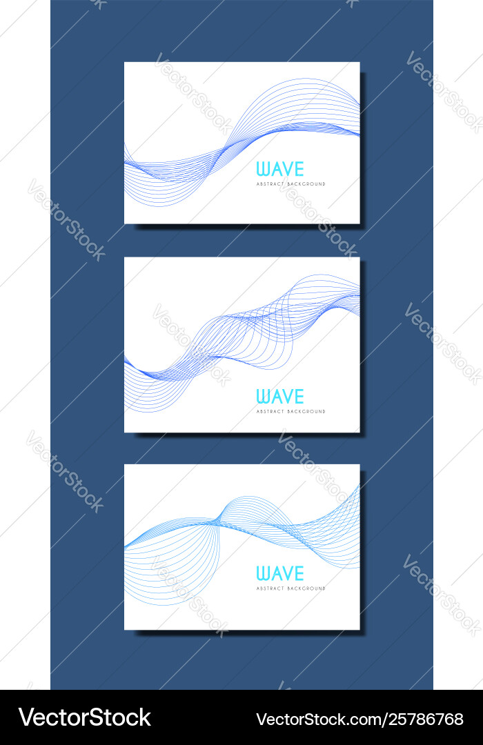 Abstract Fluid Lines - Wave Pattern vector image