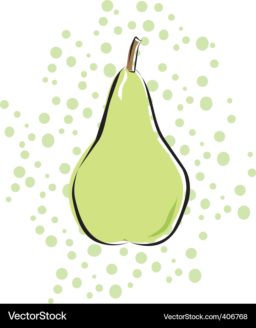 Pear Vector Image