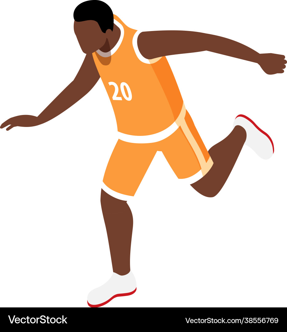 Basketball player icon Basketball player icon vector image