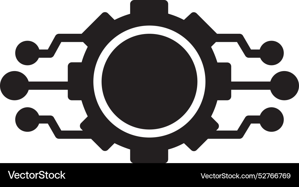 Setting icon design Vector Image