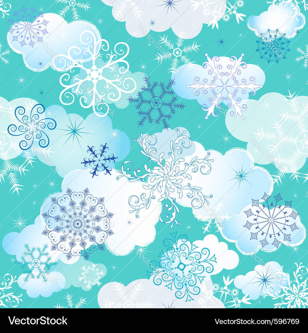 Winter pattern Vector Image