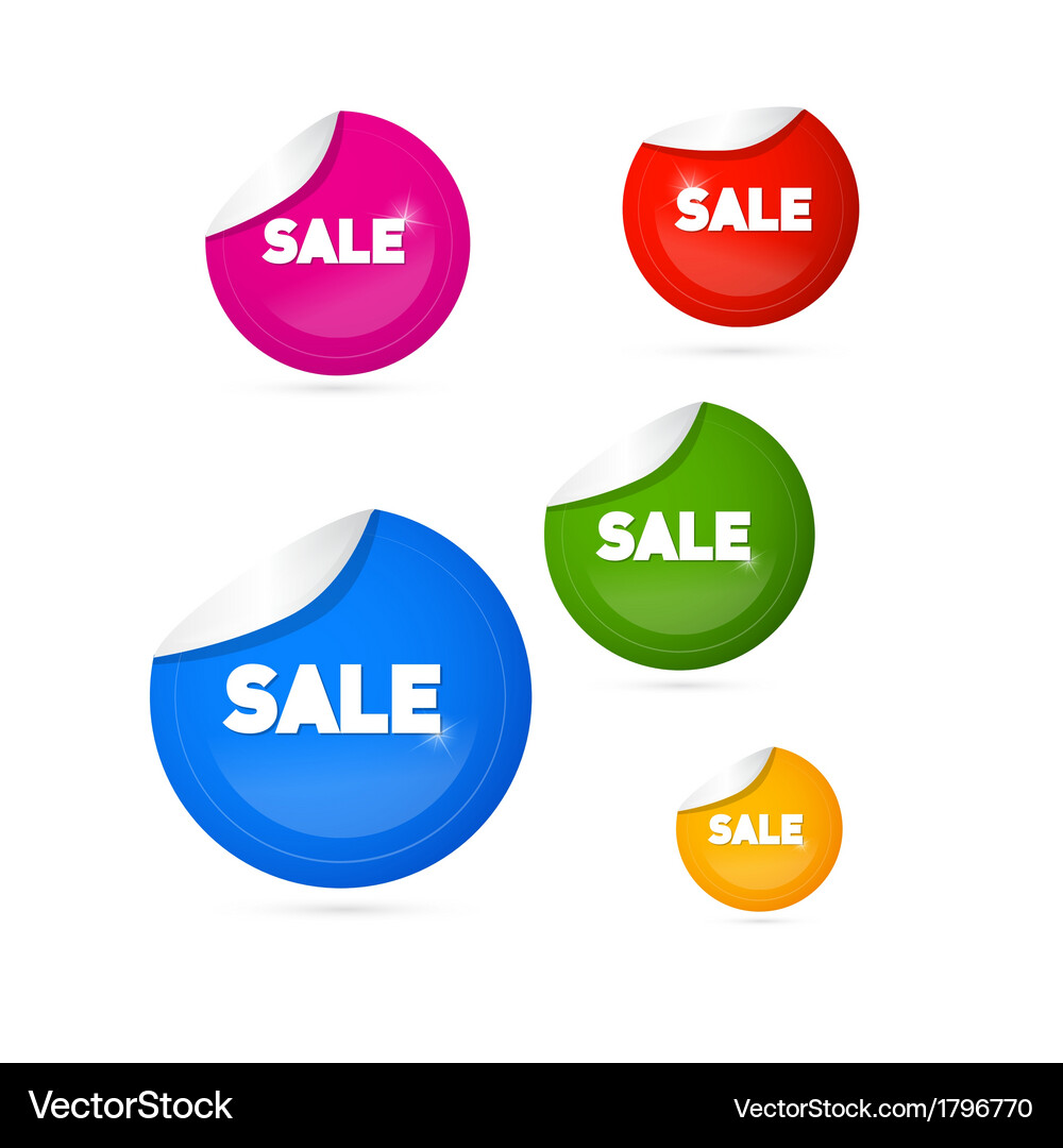 Labels tags set Vector Image
