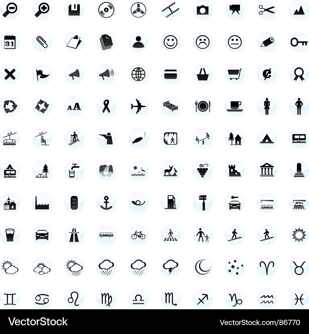 Web icon set Vector Image