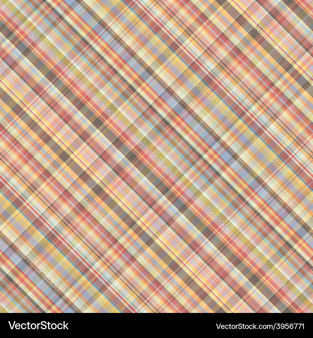 Colored diagonal squared seamless pattern Vector Image