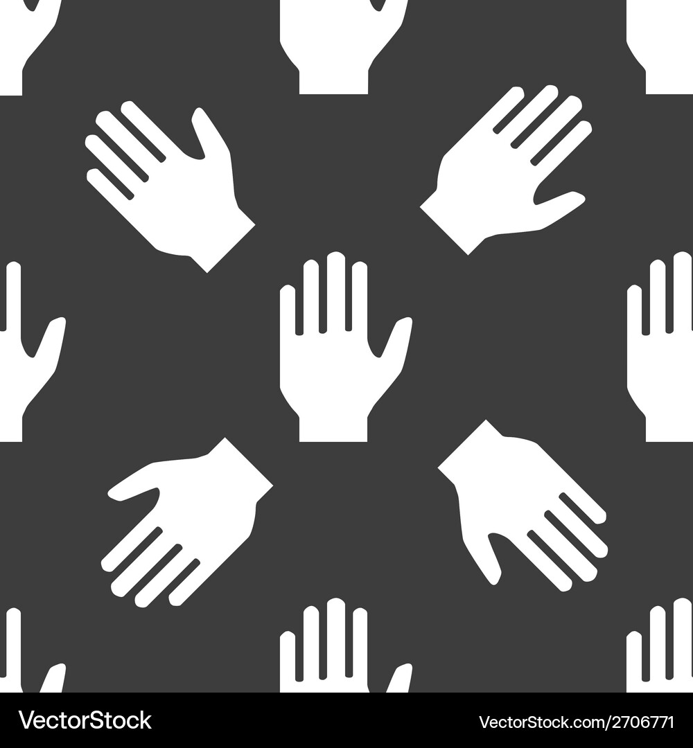 Hand web iconflat design seamless pattern Vector Image