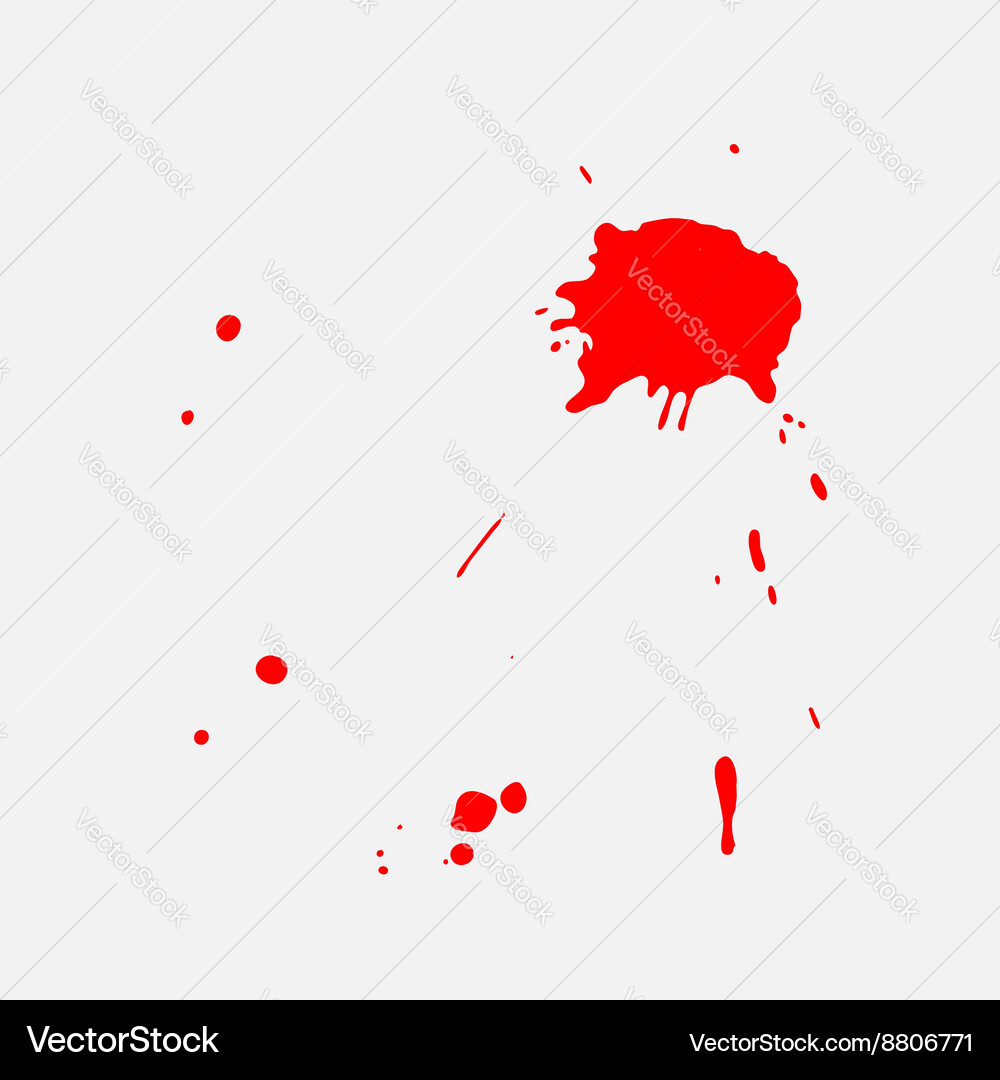 Red blob eps 10 Vector Image