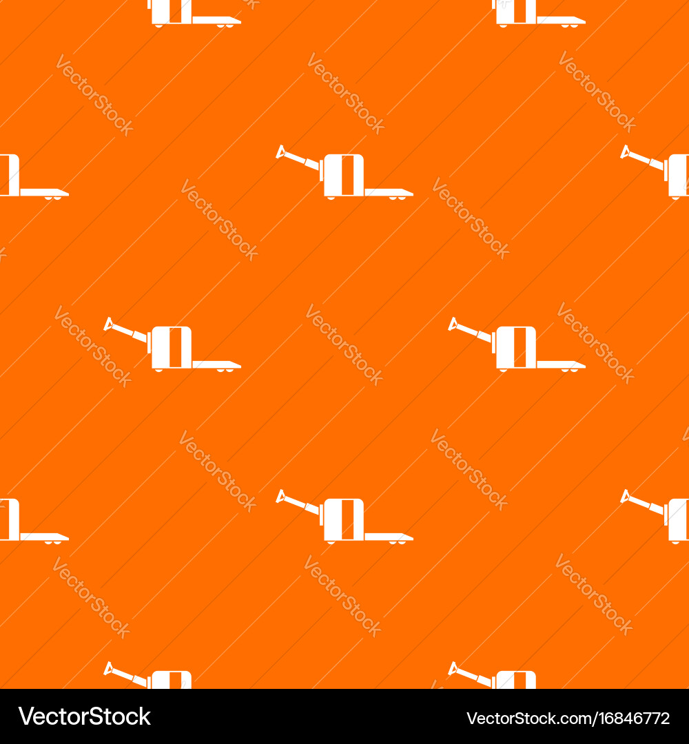 Cart on wheels pattern seamless Vector Image