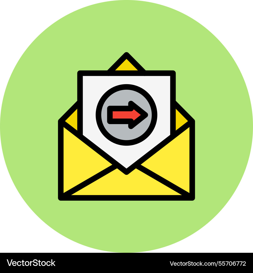 Send mail icon design Vector Image