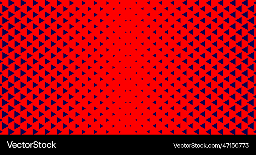 Bright Triangles Halftone Pattern vector image