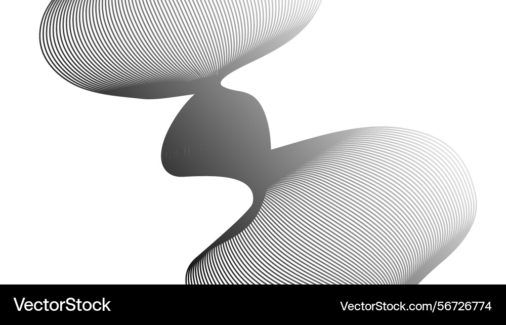 Abstract backdrop with grey wave gradient lines Abstract backdrop with grey wave gradient lines vector image