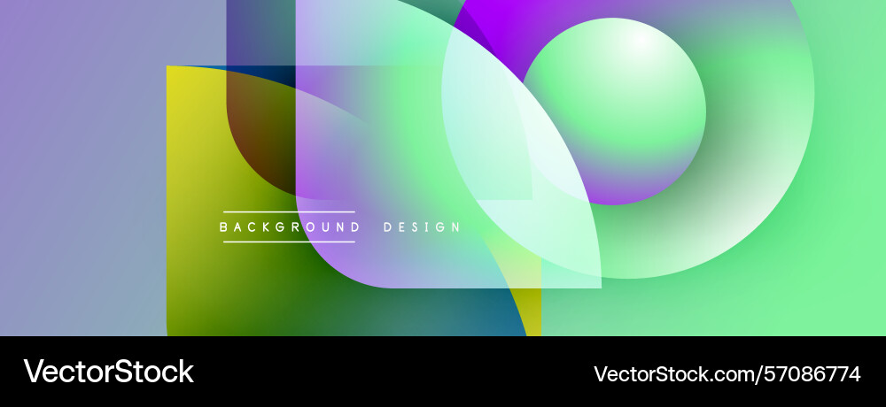 Abstract colorful design overlapping shapes Abstract colorful design overlapping shapes vector image