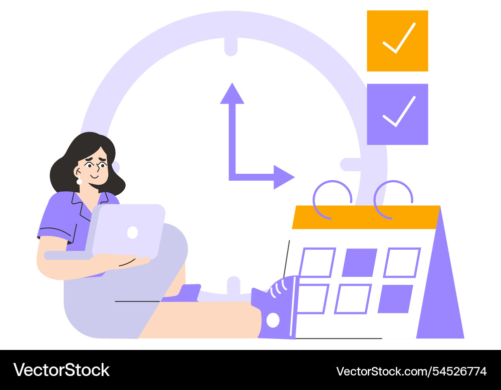 Time management a comprehensive overview Time management a comprehensive overview vector image