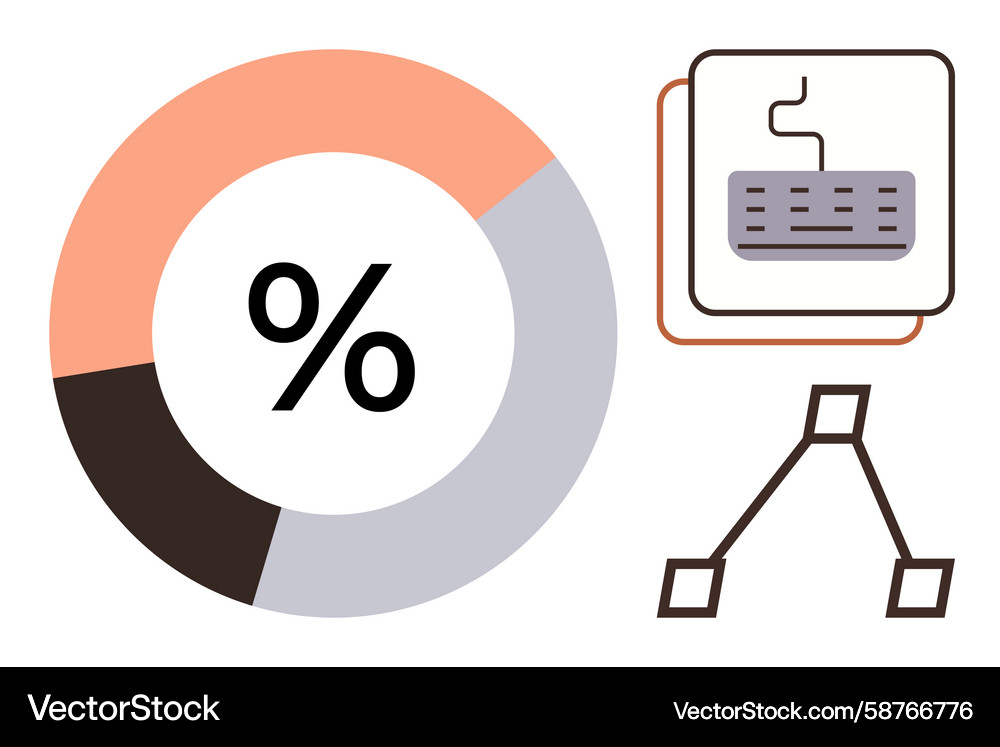 Data Analysis Workflow Concept Vector Image