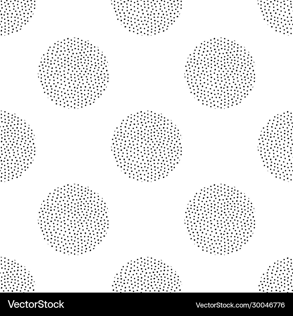 Dotted Memphis Pattern vector image