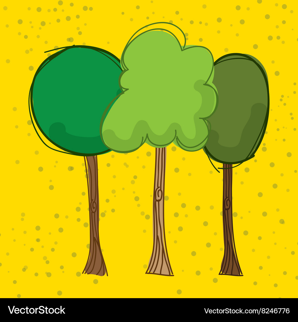 Tree icon design Vector Image