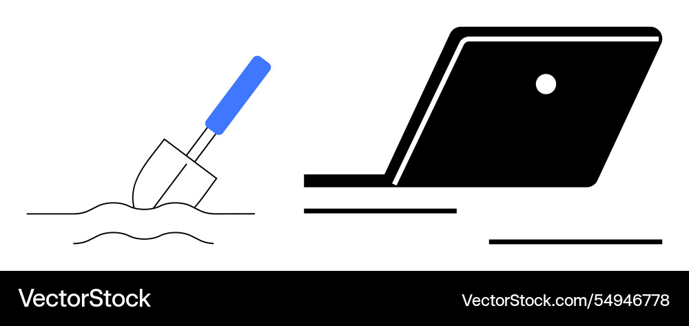 Digital and physical workspace balancing tools Digital and physical workspace balancing tools Vector Image