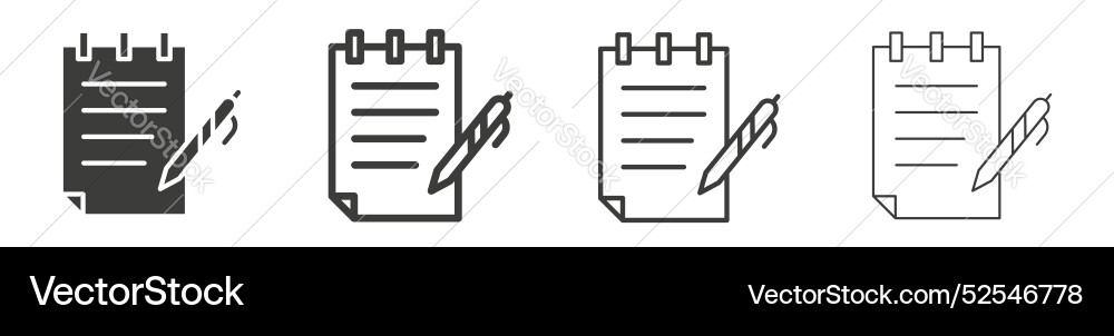 Wills and trusts icon set on white background Vector Image