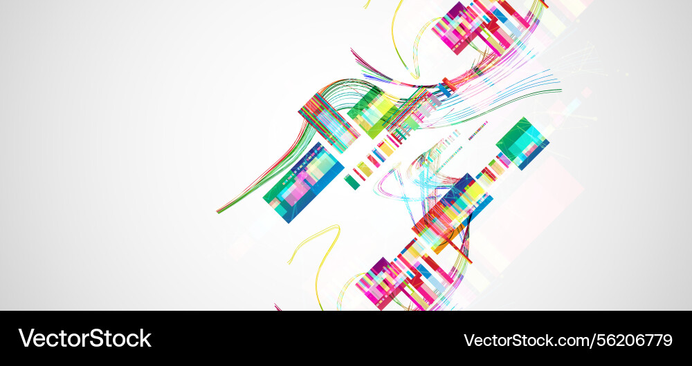 Abstract colorful background with different Abstract colorful background with different vector image