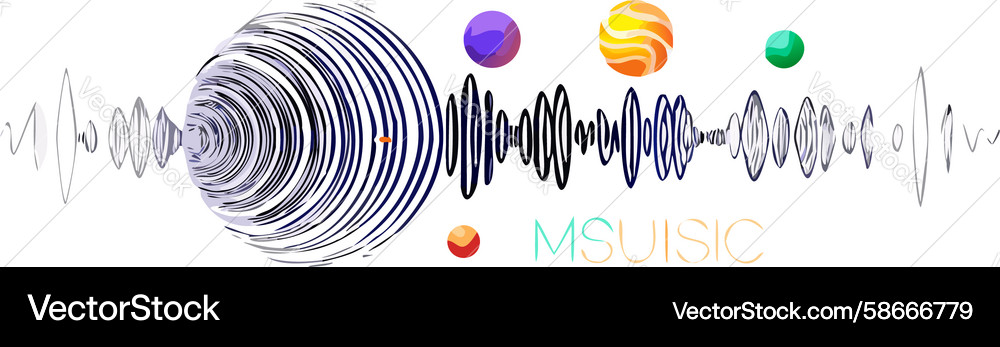 Dynamic Sound Spectrum Vector Image