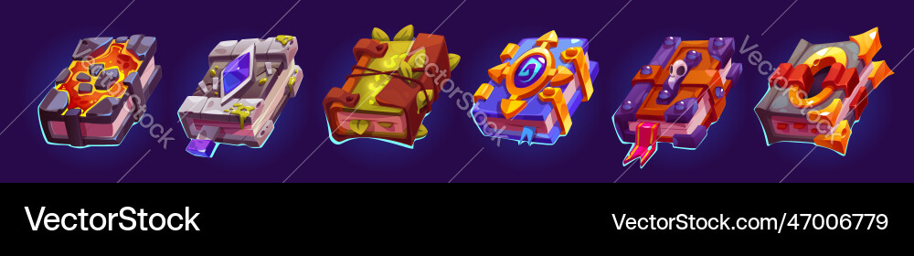 Magic spell book ui game interface icon set Magic spell book ui game interface icon set vector image