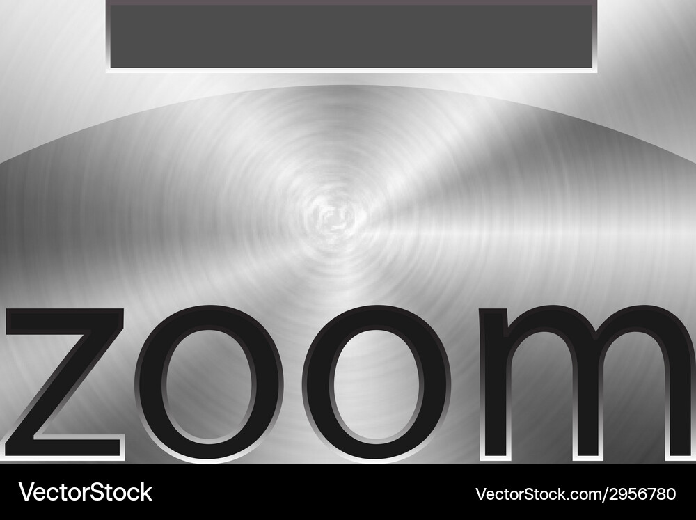Chrome button Vector Image