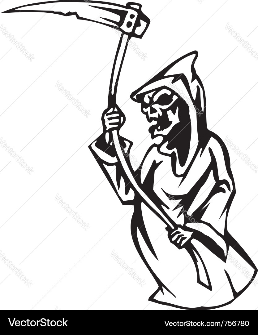 Grim reaper - halloween vector image