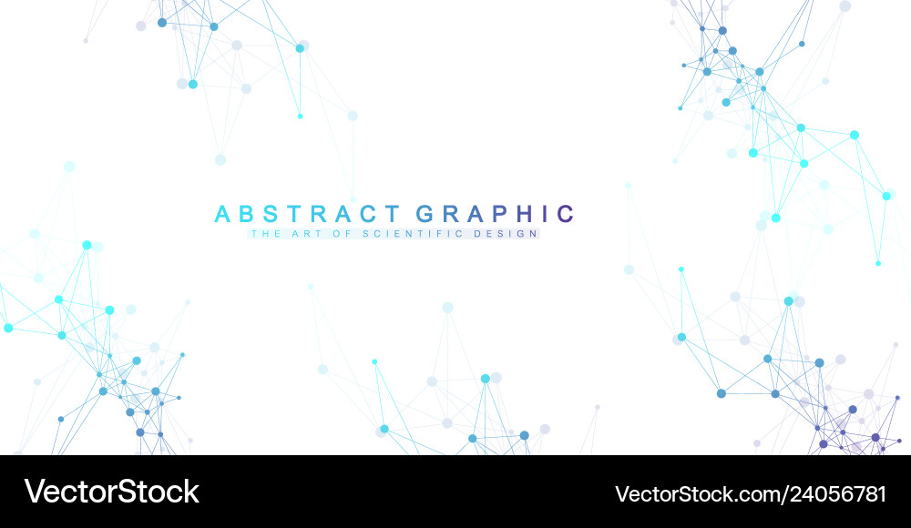 Geometric abstract background with connected line Geometric abstract background with connected line vector image