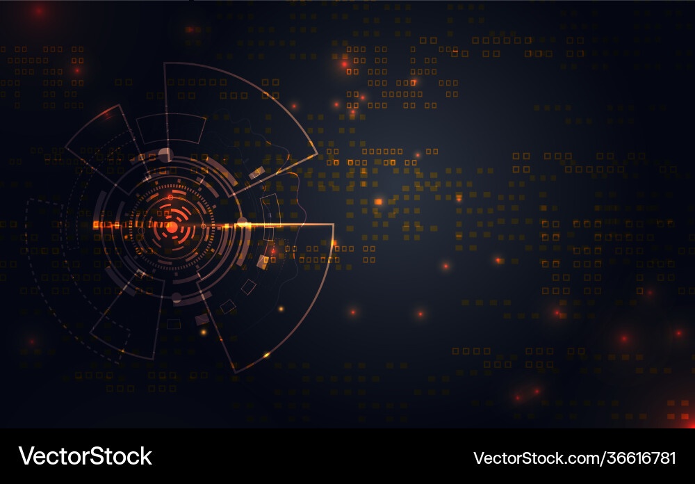 Modern abstract circle communication connection Modern abstract circle communication connection vector image